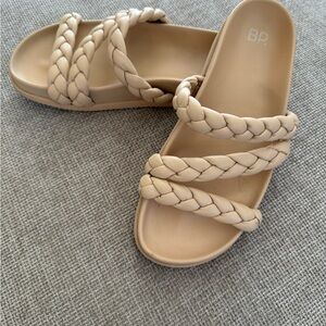 BP Women's Braided Cream Sandals